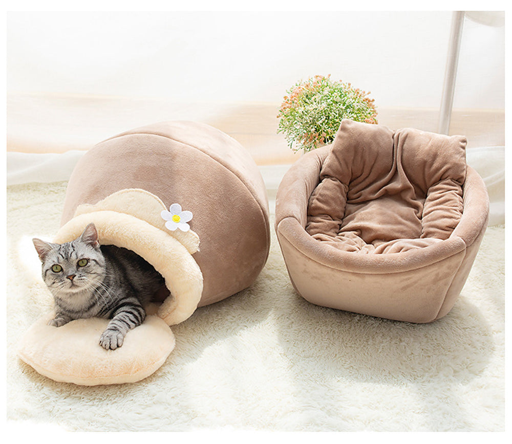 TVS Foldable Cat Cave Cushion