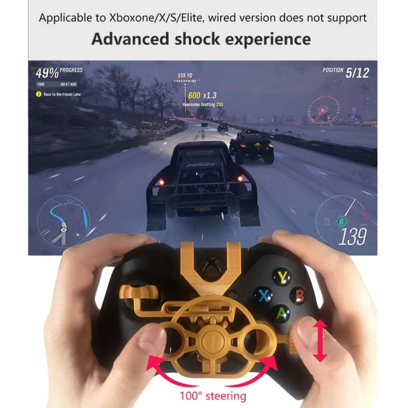 3D Printed Mini Gaming Racing Steering Wheel Xbox One/S Playstation 4
