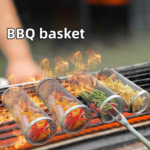 Ultimate Rolling Grilling BBQ Basket