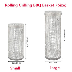 Ultimate Rolling Grilling BBQ Basket