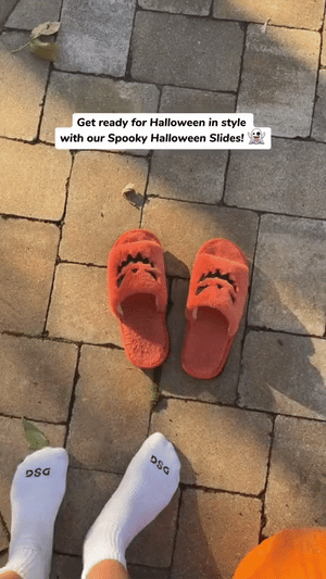 Spooktacular Halloween Slippers