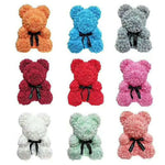25cm Valentine's Rose Bear