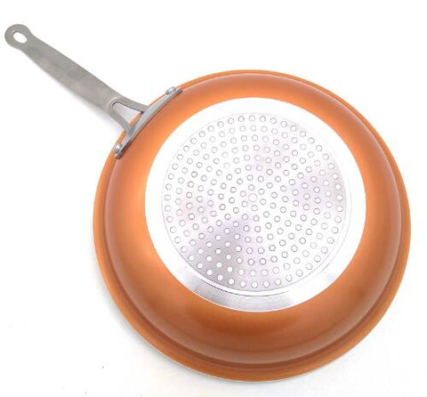 Non-stick Copper Frying Pan with Ceramic Coating and Induction cooking
