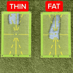 Golf Training Mat for Swing Detection Batting