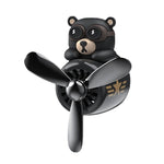 Black Bear Airplane Car  Perfume Freshener