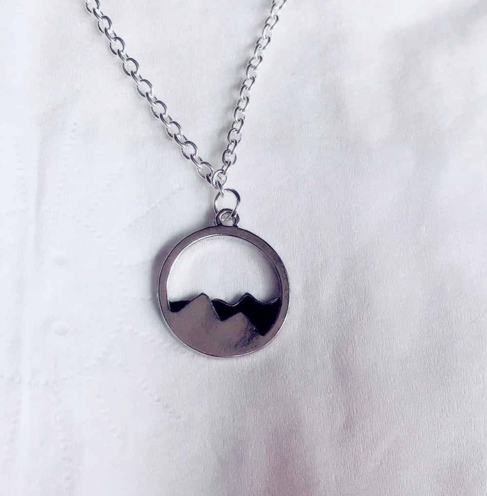 Dainty Mountain Range Necklace