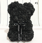 25cm Valentine's Rose Bear