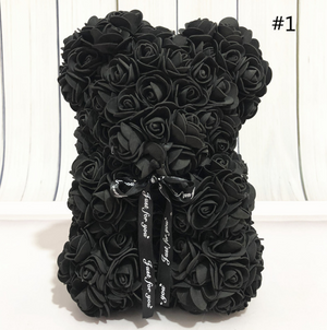 25cm Valentine's Rose Bear