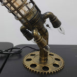 Steampunk Rocket Lamp