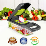 Multifunctional Vegetable Slicer With Basket