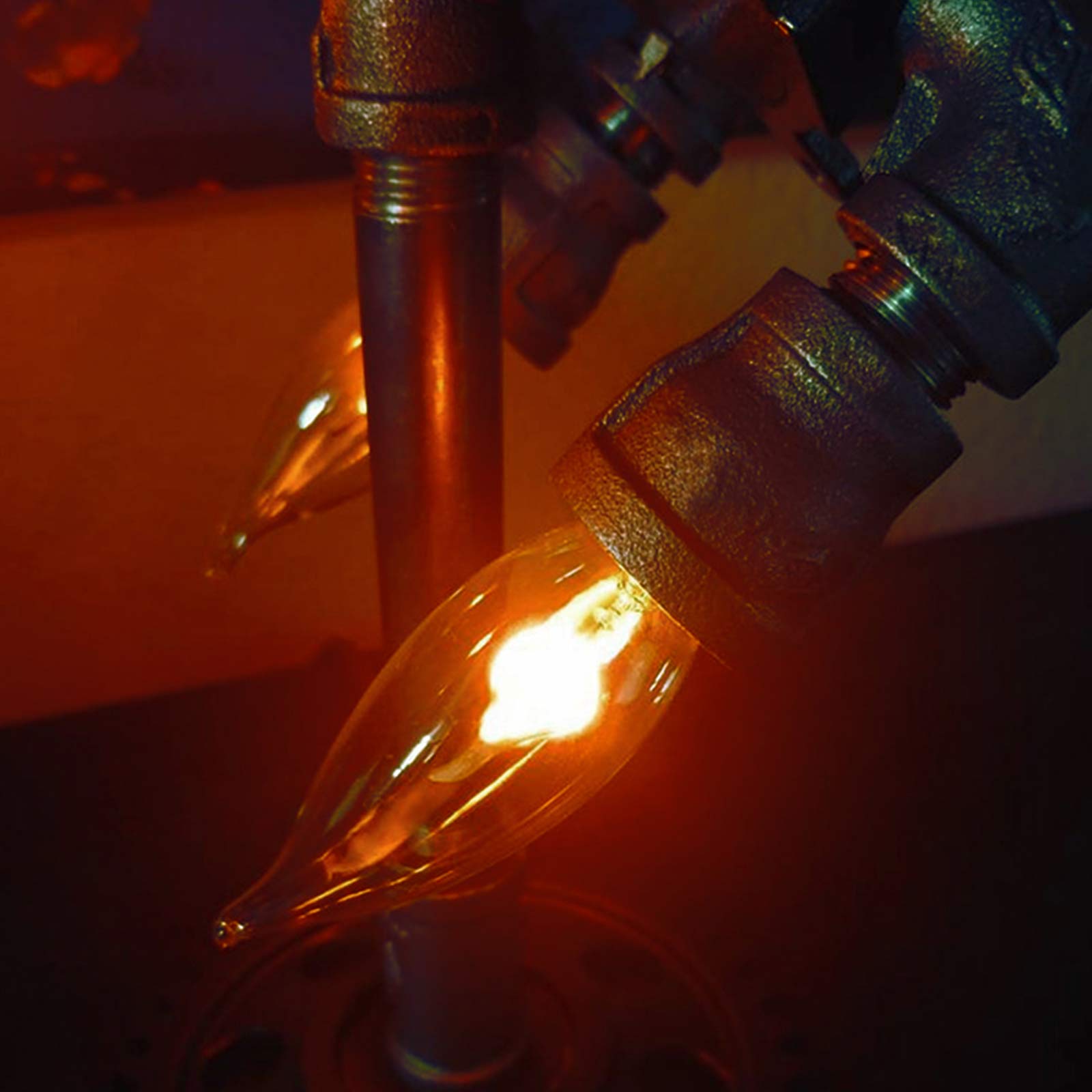 Steampunk Rocket Lamp
