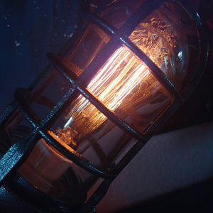Steampunk Rocket Lamp