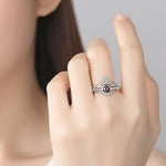 Personalized Valentine's Day 100 Language "I Love You" Ring And Bracelet  with Jewelry Box