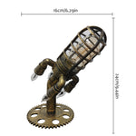 Steampunk Rocket Lamp