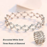 Personalized Valentine's Day 100 Language "I Love You" Ring And Bracelet  with Jewelry Box