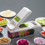 Multifunctional Vegetable Slicer With Basket