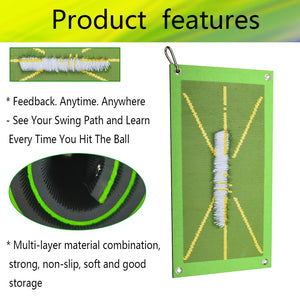 Golf Training Mat for Swing Detection Batting