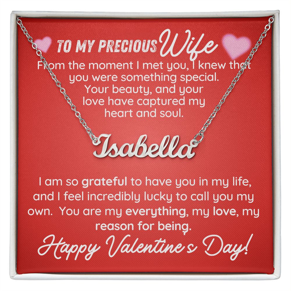 Valentine's Day Personalized Necklace