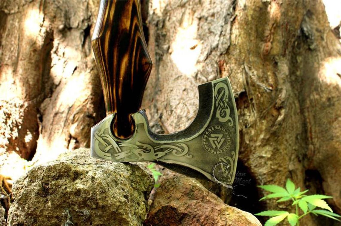 Handmade Celtic Sharp Viking Axe