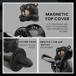 Black Bear Airplane Car  Perfume Freshener