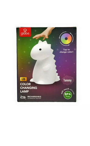 Silicone Tommy Dinosaur White LED Multi-Color TikTok Night Light