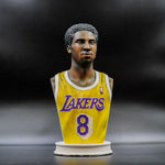 KOBE BRYANT #8 BUST CUSTOM-PAINTED YELLOW