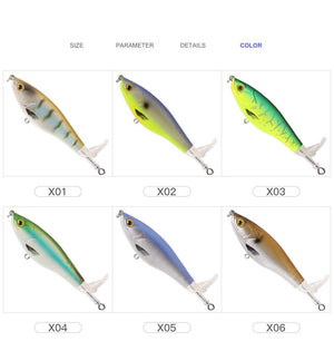 TVS® Whopper Plopper Fishing Lure Topwater Bait Assorted Colors Fish Lure Bait