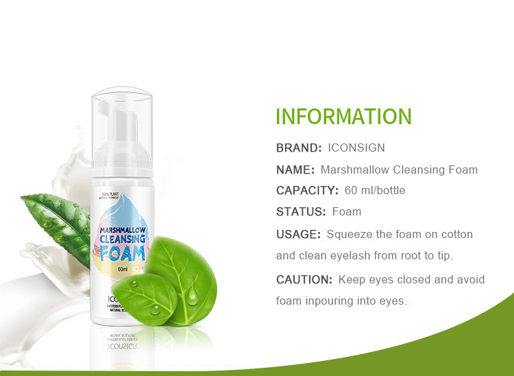 Extension Eyelashes Cleansing Foam