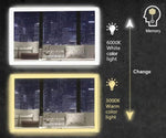 LED Smart Bathroom Anti-Fog Bluetooth Mirror