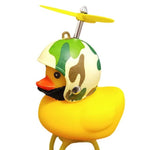 Cute Little Yellow Duck Night Warning Light Bicycle Bike Horn