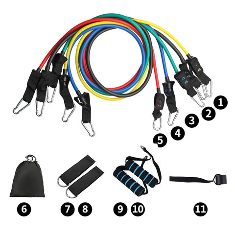 TVSBands™  Resistance Bands (11 pieces set)