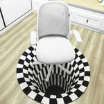 3D Vortex Swirl Optical Illusion Non-Slip Rug Floor Carpet