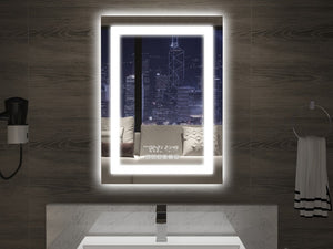 LED Smart Bathroom Anti-Fog Bluetooth Mirror