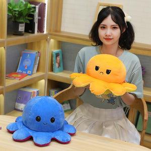 Reversable Octopus Plush Flip Toy