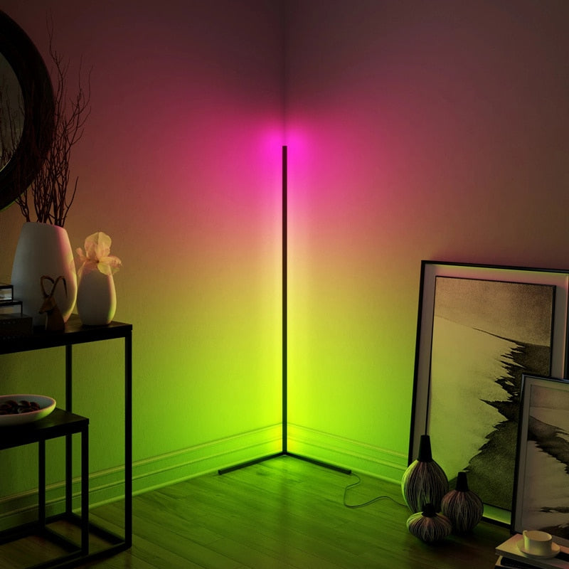 Nordic Design RGB Corner Floor Gaming Ambient Lamp