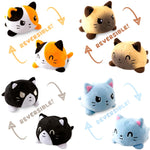 Reversible Cat Plush Toy