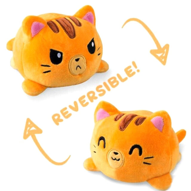 Reversible Cat Plush Toy