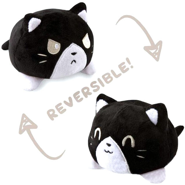 Reversible Cat Plush Toy