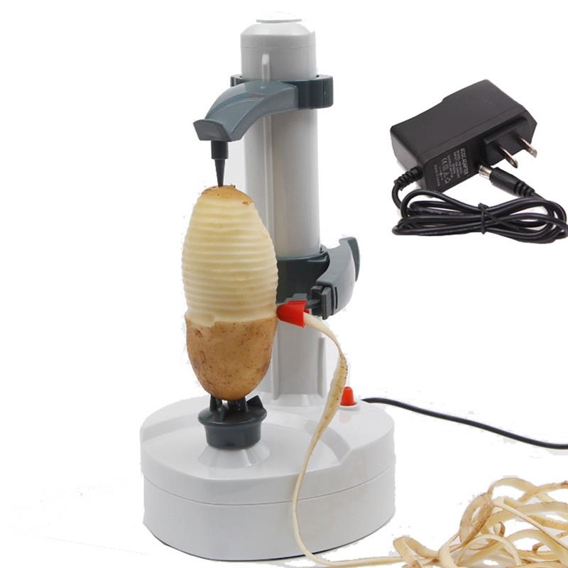 Electric Automatic Peeler Potato Fruit Apple Orange Veg Peeling Machine +3 Blade