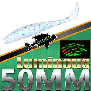 FISHLURE® Glow in Dark Soft Fishing Lures(15X)