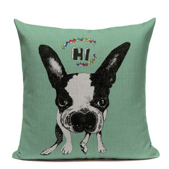 Frenchie™ Boston Terrier pillow