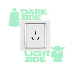 DARK SIDE / LIGHT SIDE Fluorescent Wall Stickers
