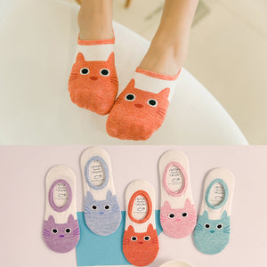 Women Low Cut Cat Ankle Socks