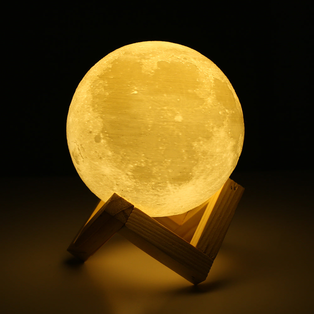 Rechargeable 3D Print Moon Lamp