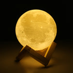 Rechargeable 3D Print Moon Lamp