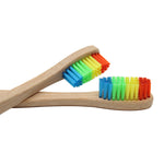 Rainbow Bamboo Toothbrush