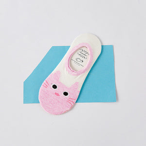 Women Low Cut Cat Ankle Socks