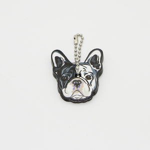 Silicone French Bulldog Dog Key Cover