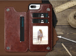 KISSCASE Retro PU Leather Case For iPhone