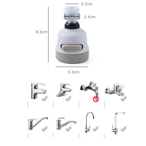 Rotatable Water Faucet Booster